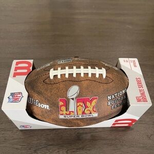 Wilson X Super Bowl LIX 59 Commemorative Football NFL Bronze Series Official New
